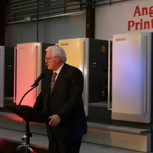 Anglo Celebrating 25 Years in Business - 9th October 2008. Seamus Kirk TD